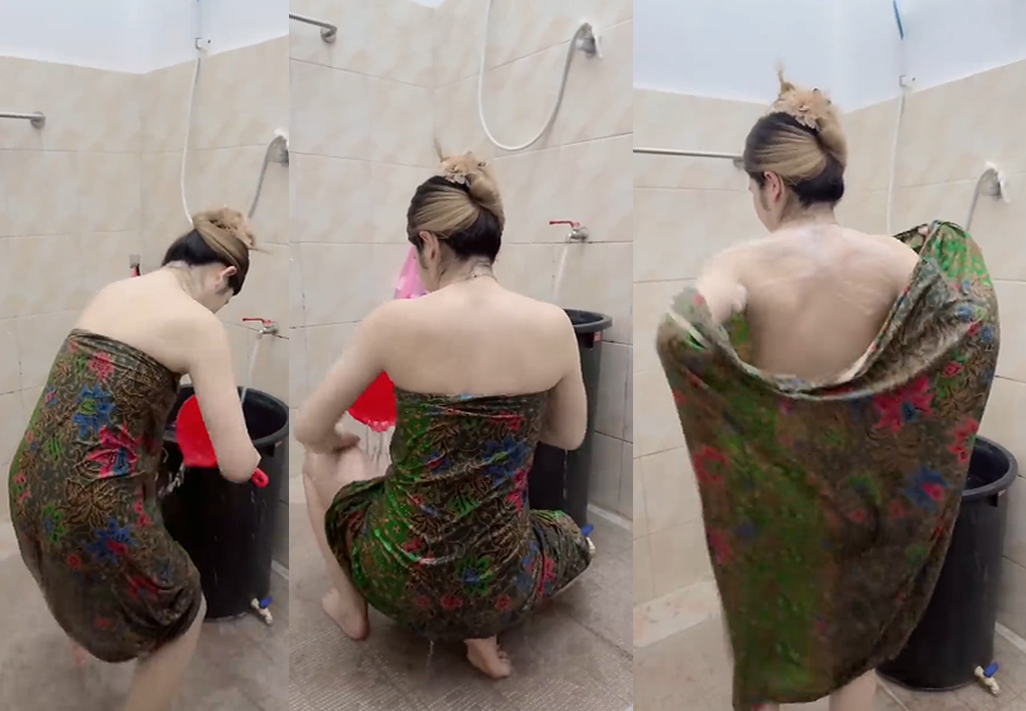 Village Girl water at home